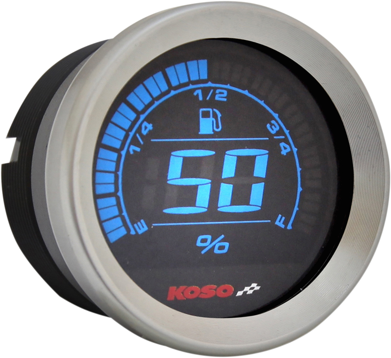 KOSO NORTH AMERICA BA050200 Replacement Gauge - Chrome