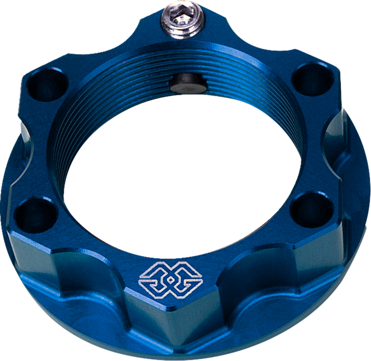 GILLES TOOLING ACMA-28-10-BL Top Yoke Nut - ACMA - Blue - ACMA Blue