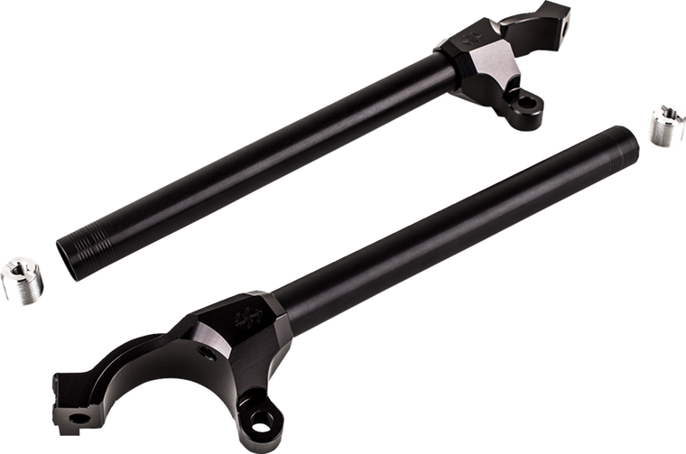 GILLES TOOLING GPL2-550-STREET GP Light 2 Clip-Ons - Street - 55 mm - Black - Street 55 mm Black