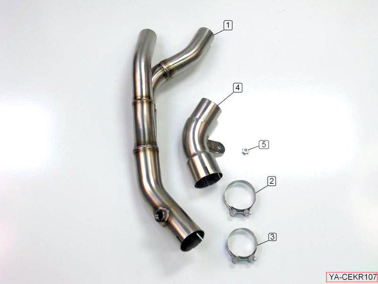 M4 YA-CEKR107 CATALYZER CAT DELETE LINK MID PIPE YZF-R1 R1 07-08