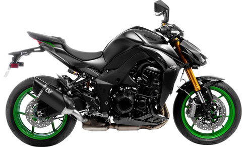 LEOVINCE LV-14 R Slip-On Muffler - Black Edition - Ninja1000/Z1100 [15