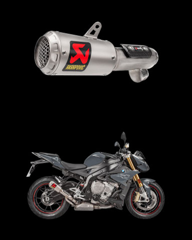 AKRAPOVIC S-B10SO9-CUBT SHORTY TITANIUM SLIP ON EXHAUST BMW S1000R 