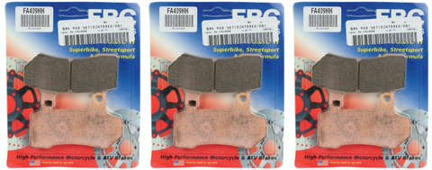 Ebc Hh Double H Sintered Metal Brake Pads - Fa409Hh 3 Sets Total