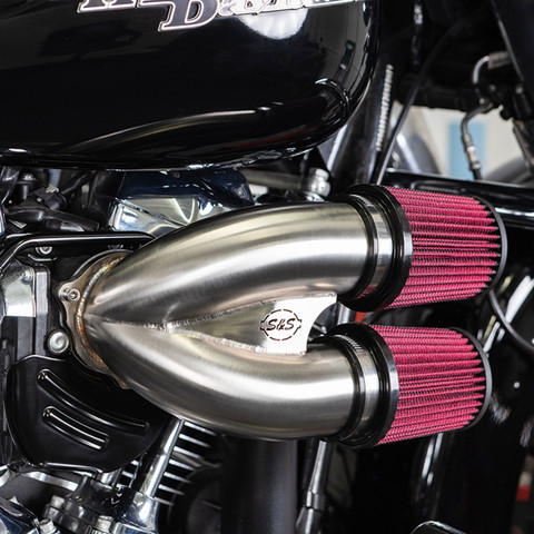S&S 170-0565 Stainless Tuned Induction Air Cleaner Kit 17-21 M8 Harley