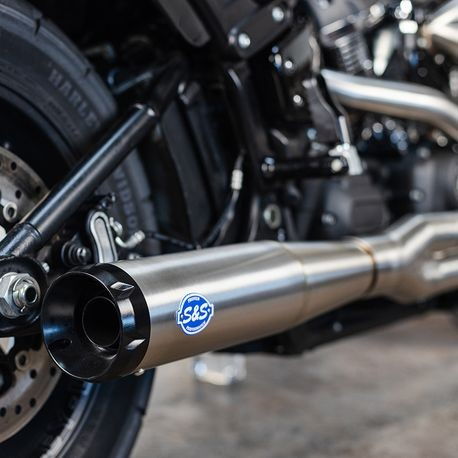 S&S Race Cat Delete 550-1099 2:1 Brushed Ss M8 Softail 18-24