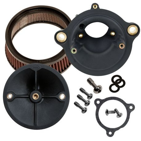 S&S 170-0803 Stealth Air Cleaner Kit No Cover 24 M8 Road & Street