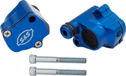 S&S 900-1186 Blue Billet Head Breather Kit m8 17-23