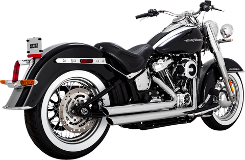 Vance & Hines 17341 Chrome Big Shots Staggered Exhaust M8 Softail