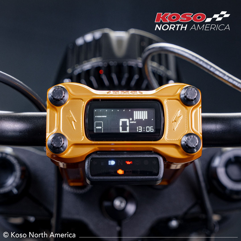 Koso BA080020 D2 multifunction meter Gauge kit Softail dyna Koso BA080020 D2 multifunction meter Gauge kit Softail dyna