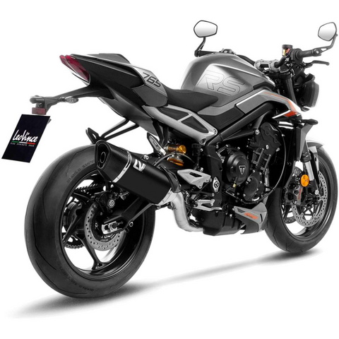 Leovince 15608Bu Lv-14 R Black Full Exhaust Street Triple 765 R Rs