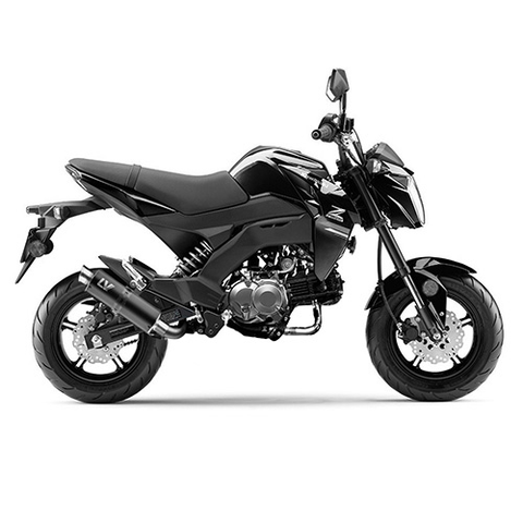 Leovince 3394Bu Gp Corsa Black Edition For Kawasaki Z 125 Pro Mini