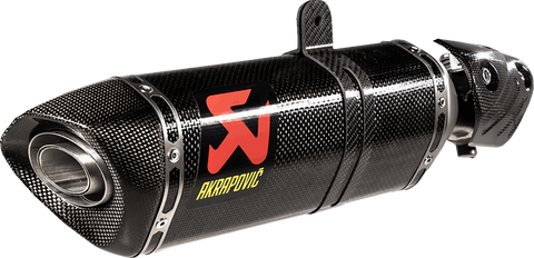 Akrapovic S-K6So7-Hzc/3 Carbon Slip-On Exhaust Zx6R Zx-6R 13-25