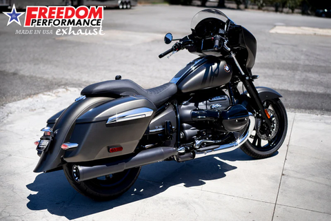 Freedom Bm00336 Black 4.5" Extended Slip-On Exhaust Bmw R18 ...