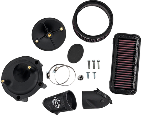 S&S AIR CLEANER KIT カーボン S&S□ ステルスエアクリーナーキット ティアドロップカバー付き