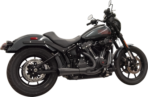 I‪ Bassani 1S75RBE 2:1 Black Short Ripper Exhaust M8 Softail 49