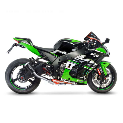 Leovince 15200BU LV-10 Black Slip-on GP exhaust zx10r zx-10r 16-26