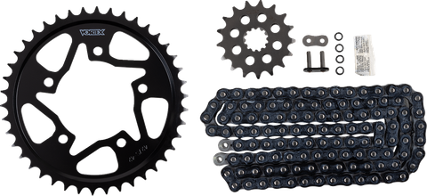 VORTEX CK4153 Chain and Sprocket Kit - WSS - Black - Kawasaki