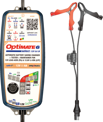 TECMATE TM371V2 OptiMate™ 6 Select Gold Battery