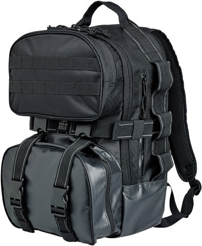 BILTWELL 3007-01 EXFIL-48 Backpack - Black | Biohazard Cycles