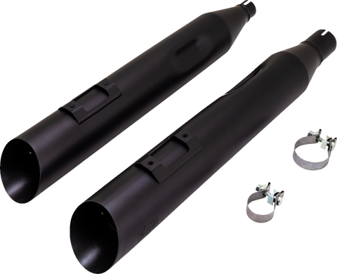 VANCE & HINES 46764 Blackslash 450 Slip-On Mufflers - Black - FL -