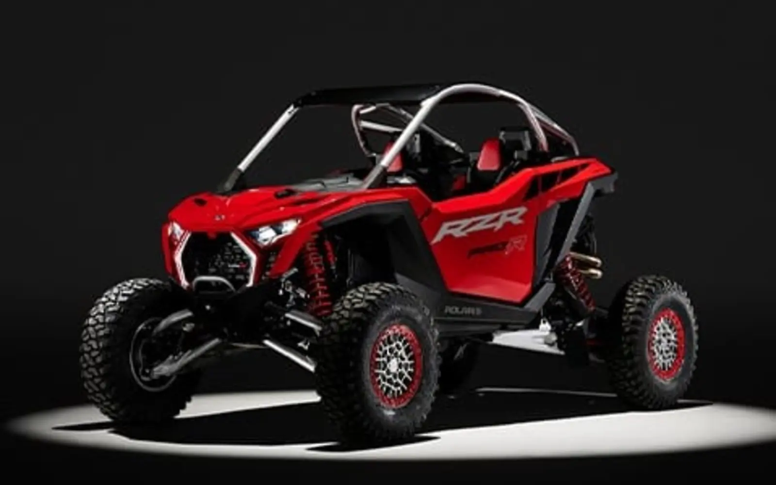 Red 2026 Polaris RZR Pro R sport side-by-side