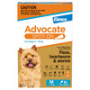 ADVOCATE Medium Dog Aqua 4-10kg