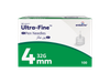 EMBECTA Ultra-Fine Pen Needle 32G 4mm 100 Pack - 320477 (NO SYRINGE)