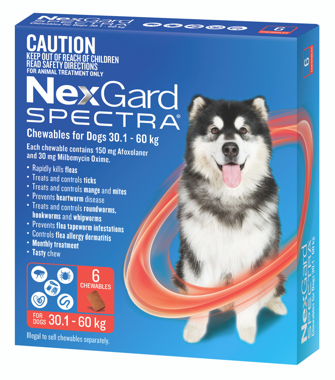Buy NEXGARD SPECTRA Very Large Dog Red Discount Pet Meds