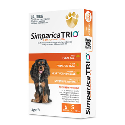 Simparica Trio 5.1-10kg (Orange)