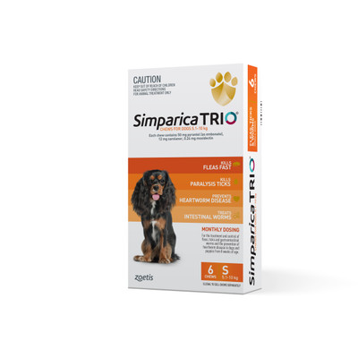 Simparica Trio 5.1-10kg (Orange)