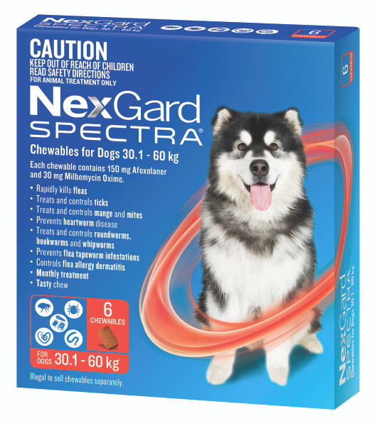  NEXGARD SPECTRA Very Large Dog Red
