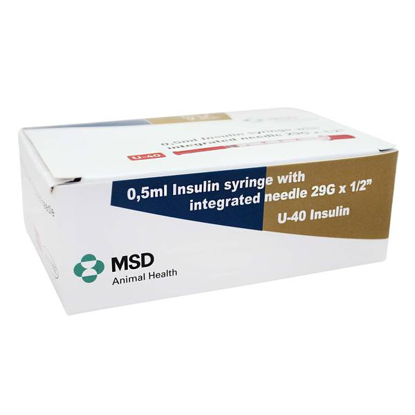 Caninsulin Syringes (MSD) 0.5ml 30pk