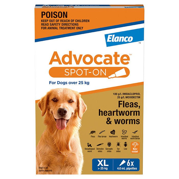 ADVOCATE Extra Large Dog Blue Over 25kg