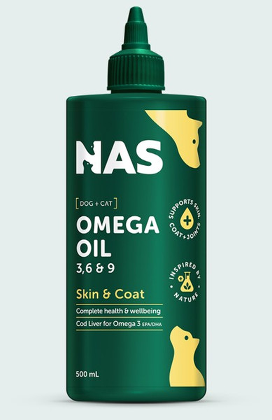NAS Omega 3,6 & 9 Oil for Dogs 500ml
