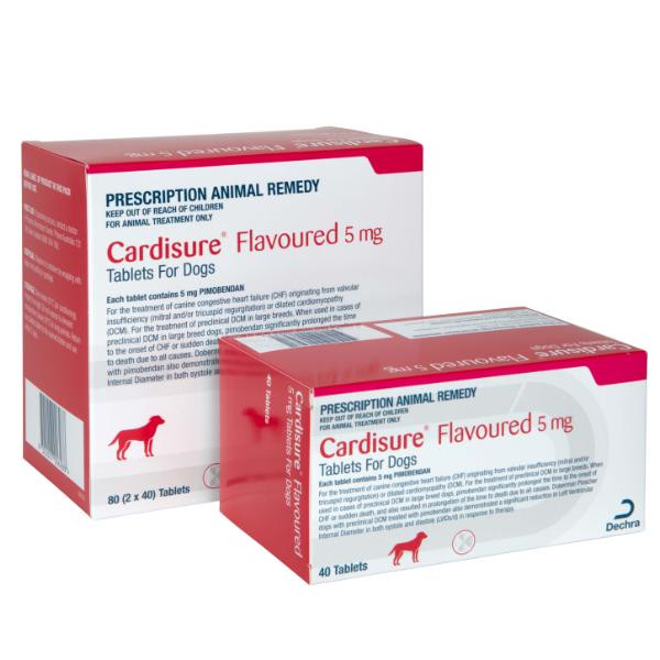 Cardisure 5mg Flavoured Tablets 100's - Pimobendan