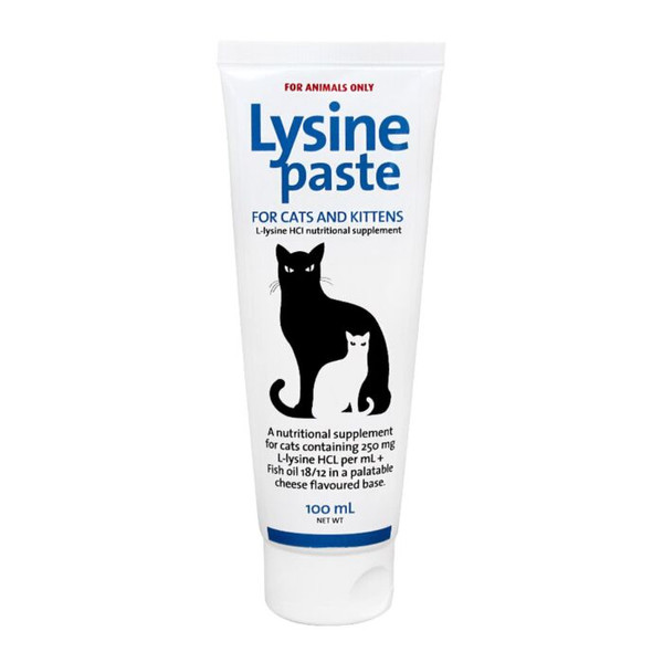 Lysine Paste for Cats & Kittens 100g