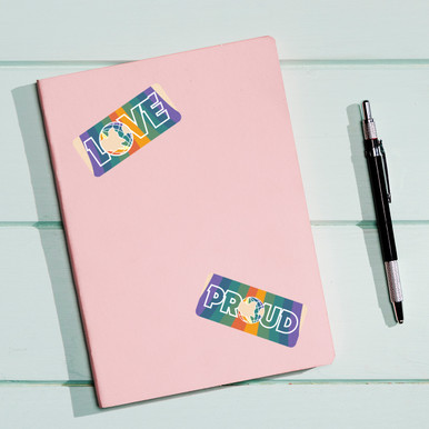 LGBTQ Love Is Love, Girls For Girls, LesBHonest, Proud Stickers - 3