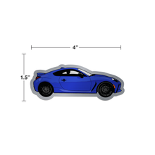 Metallic UV JDM 86 Sports Car Sticker 6 Pack