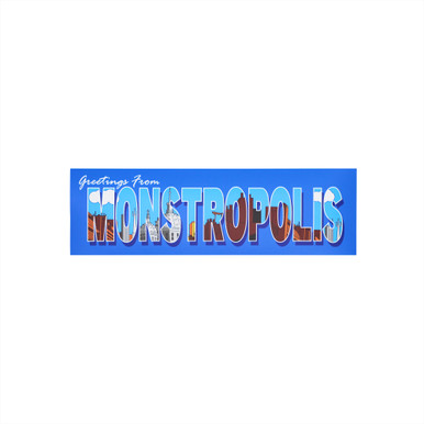 Monstropolis Bumper Sticker - 1