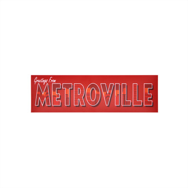 Metroville Bumper Sticker - 1