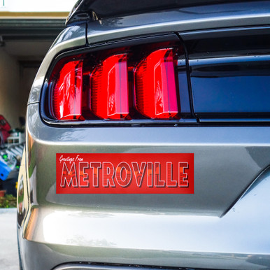 Metroville Bumper Sticker - 4