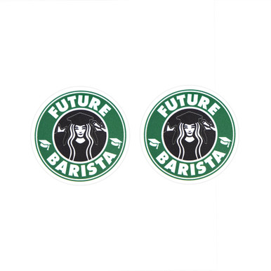 Future Barista Congrats 2-Pack, 2" - 1