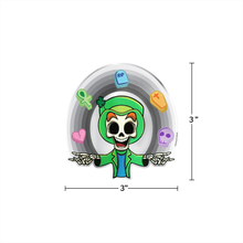 Cereal Killer food mascots for water bottles, laptops, cups, mugs, ipads, planners, and notebooks. Deadly Charms.