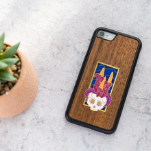 Bones and Botany Skeletons and Plants Corpse Flower Skull Metallic Brushed Gold Sticker