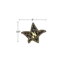 Origami Brushed Gold Lily Flower Cherry Blossom Sticker