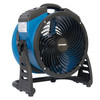 115 Watt, 1300 CFM, 1.0 Amp, 12" 4 Speed Axial Fan w/ Built-In Power Outlets for Daisy Chain FRONT ANGLE