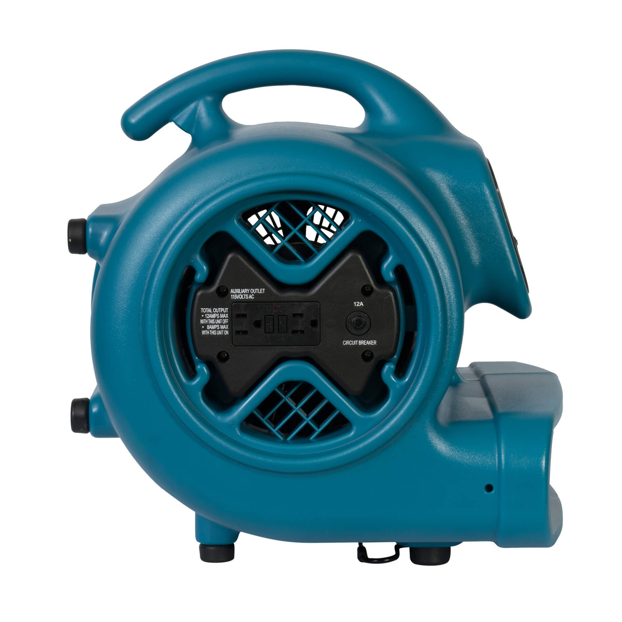 XPOWER X-600A - 1/3 HP Air Mover with Daisy Chain BLUE SIDE