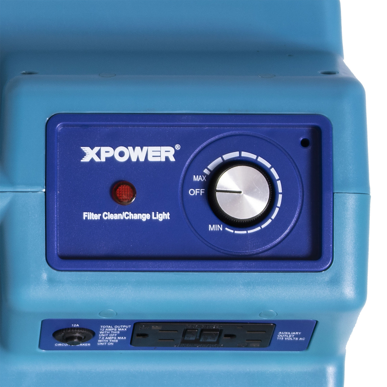 XPOWER X-4700A Professional 3-Stage HEPA Air Scrubber KNOB