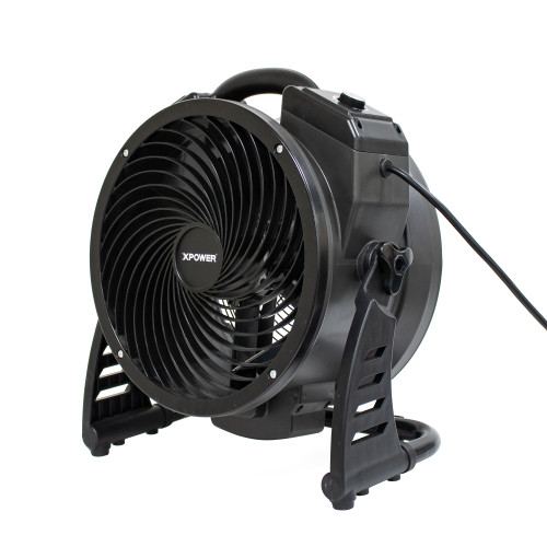 XPOWER M-25 Axial Air Mover with Ozone Generator side