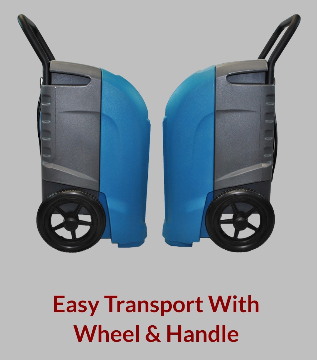 xpower dehumidifier easy transport handle wheels